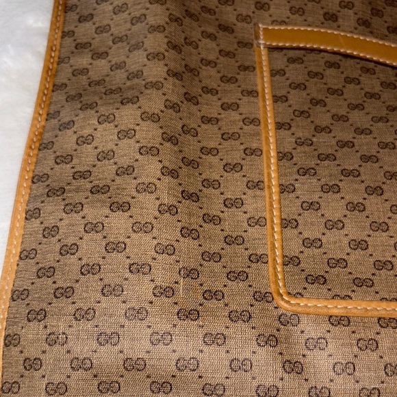 **Non-Authenticated** Vintage Gucci GG Canvas Leather Dual Braided Rope Handles - Picture 2 of 13